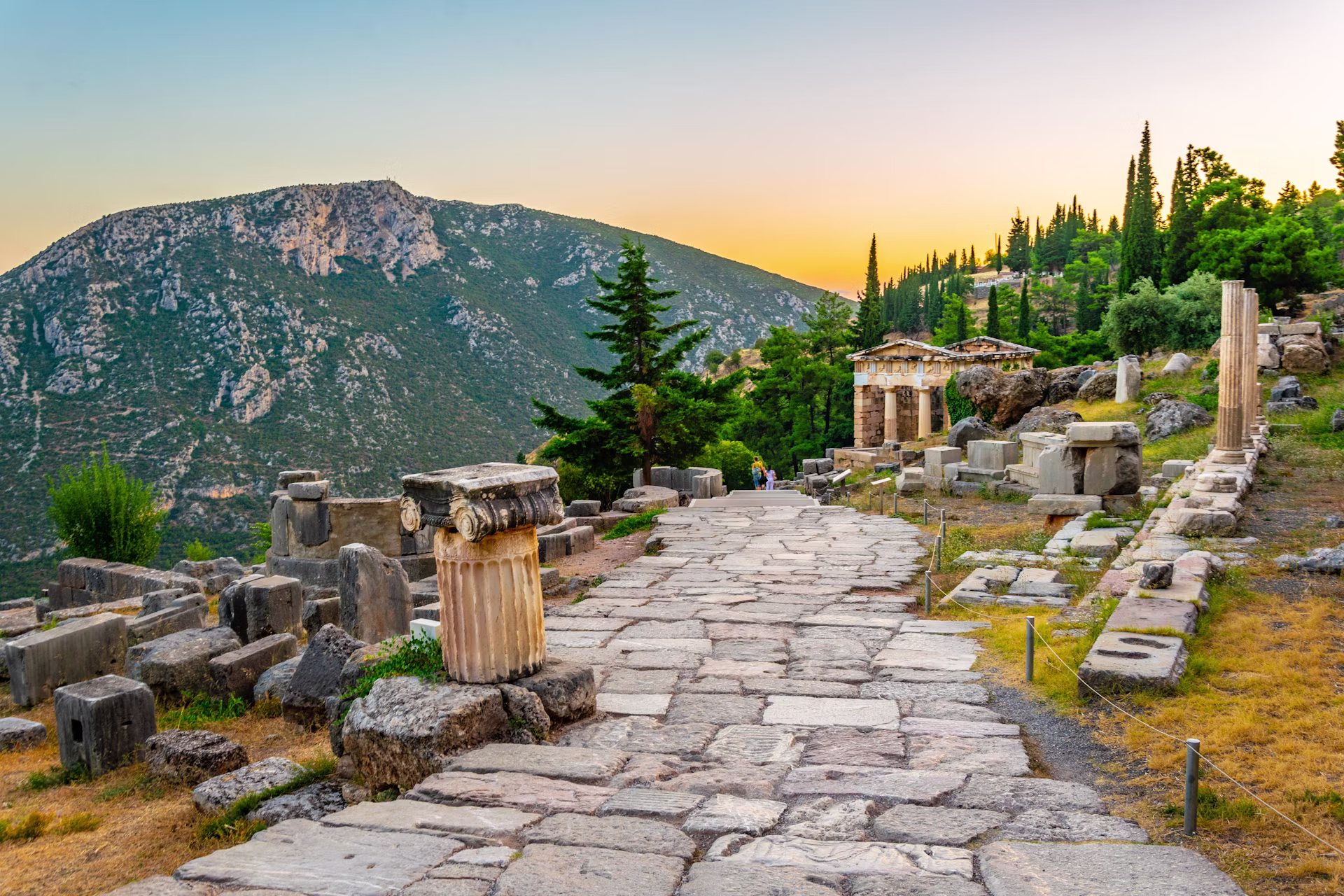 The Temple of Apollo at Delphi